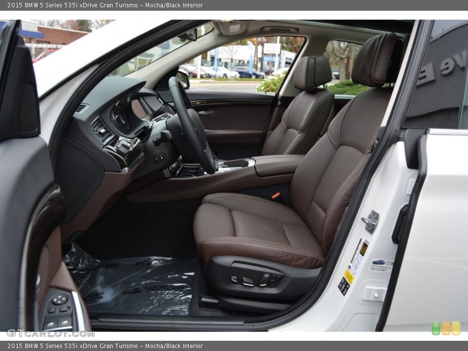 Mocha/Black Interior Front Seat for the 2015 BMW 5 Series 535i xDrive Gran Turismo #108800109