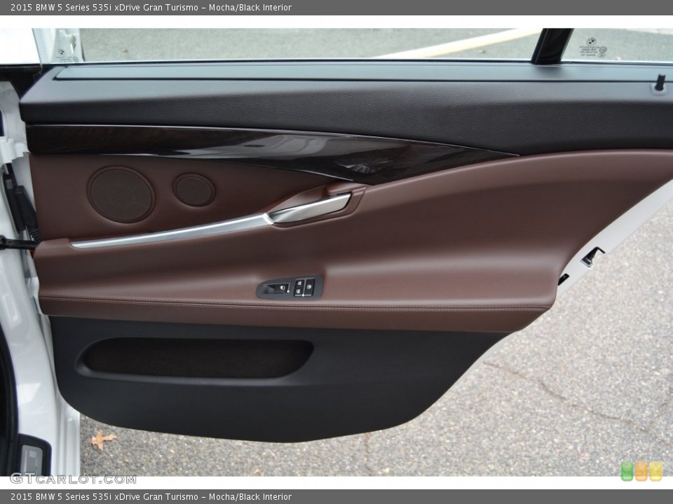 Mocha/Black Interior Door Panel for the 2015 BMW 5 Series 535i xDrive Gran Turismo #108800355