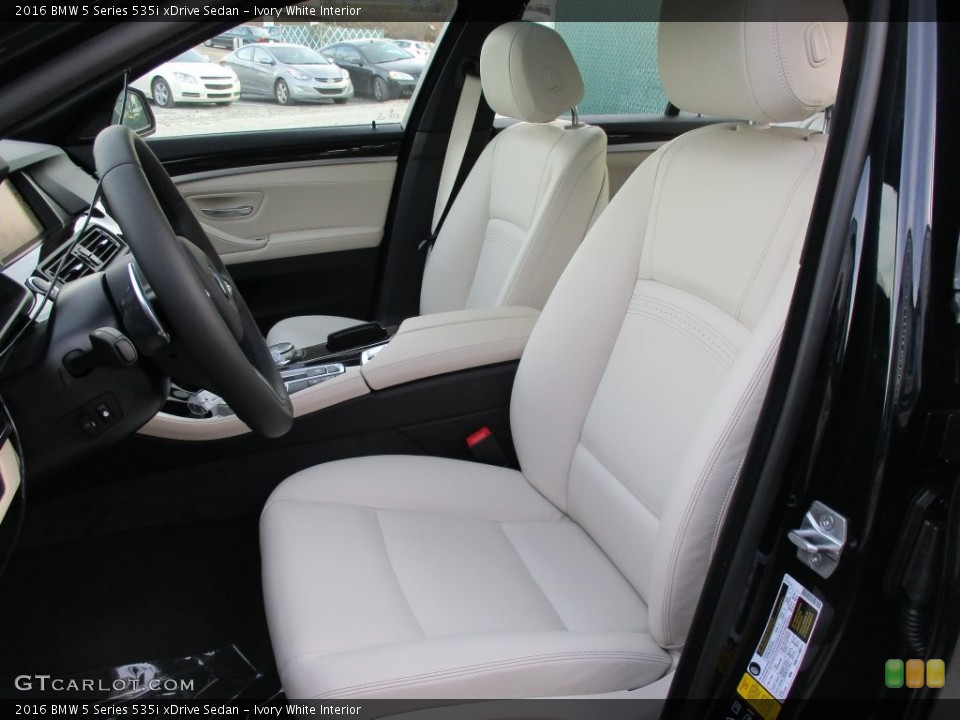 Ivory White Interior Front Seat for the 2016 BMW 5 Series 535i xDrive Sedan #108801063