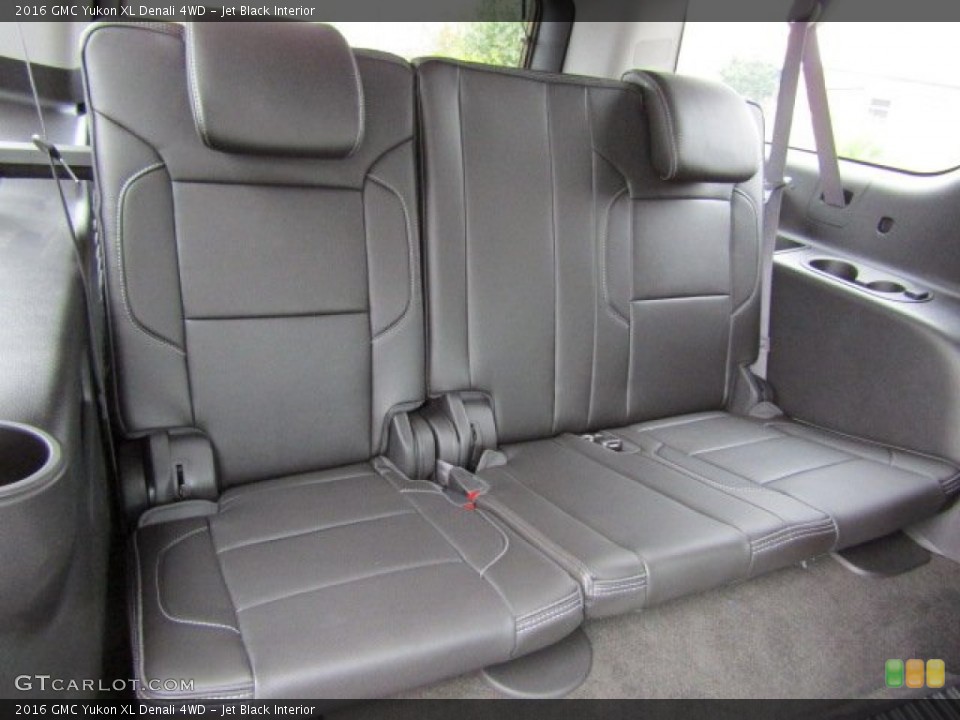 Jet Black Interior Rear Seat for the 2016 GMC Yukon XL Denali 4WD #108804114