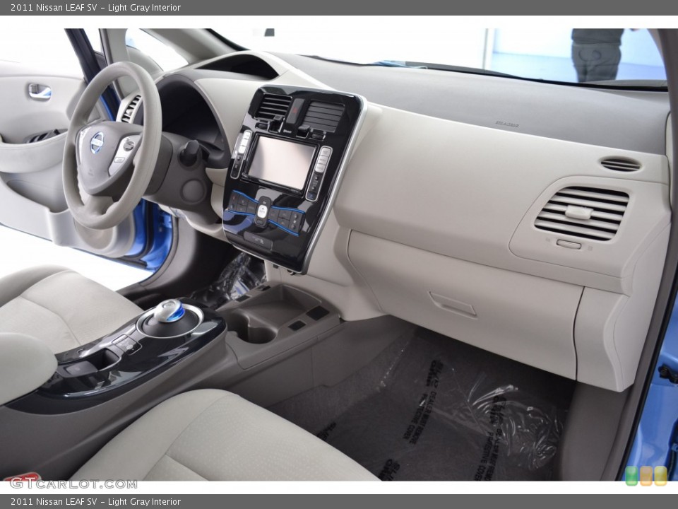 Light Gray Interior Dashboard for the 2011 Nissan LEAF SV #108810699