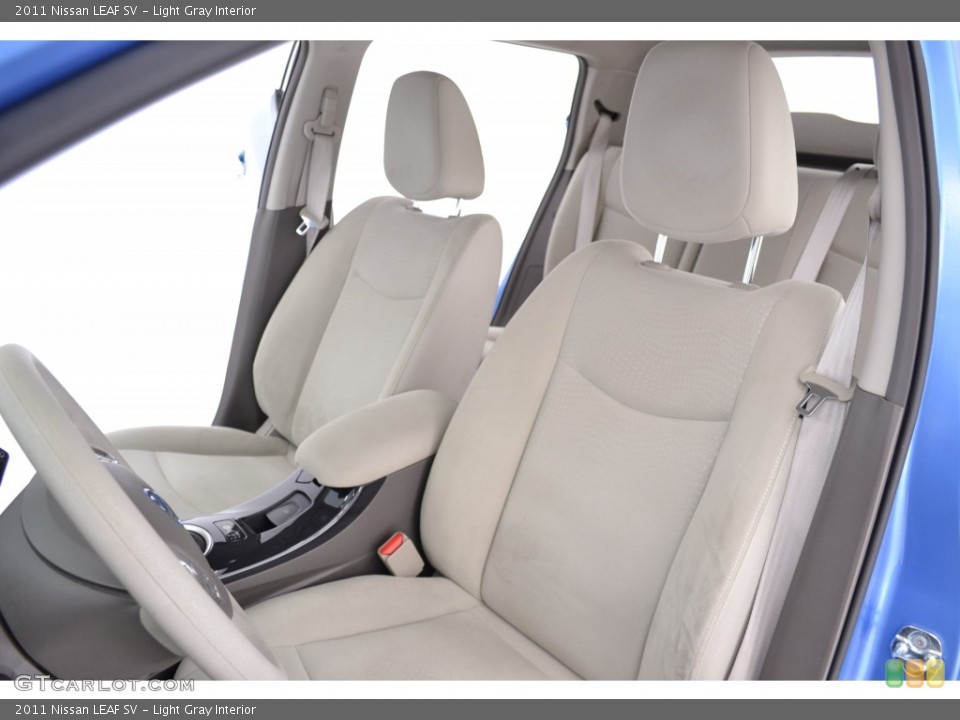 Light Gray Interior Front Seat for the 2011 Nissan LEAF SV #108810744
