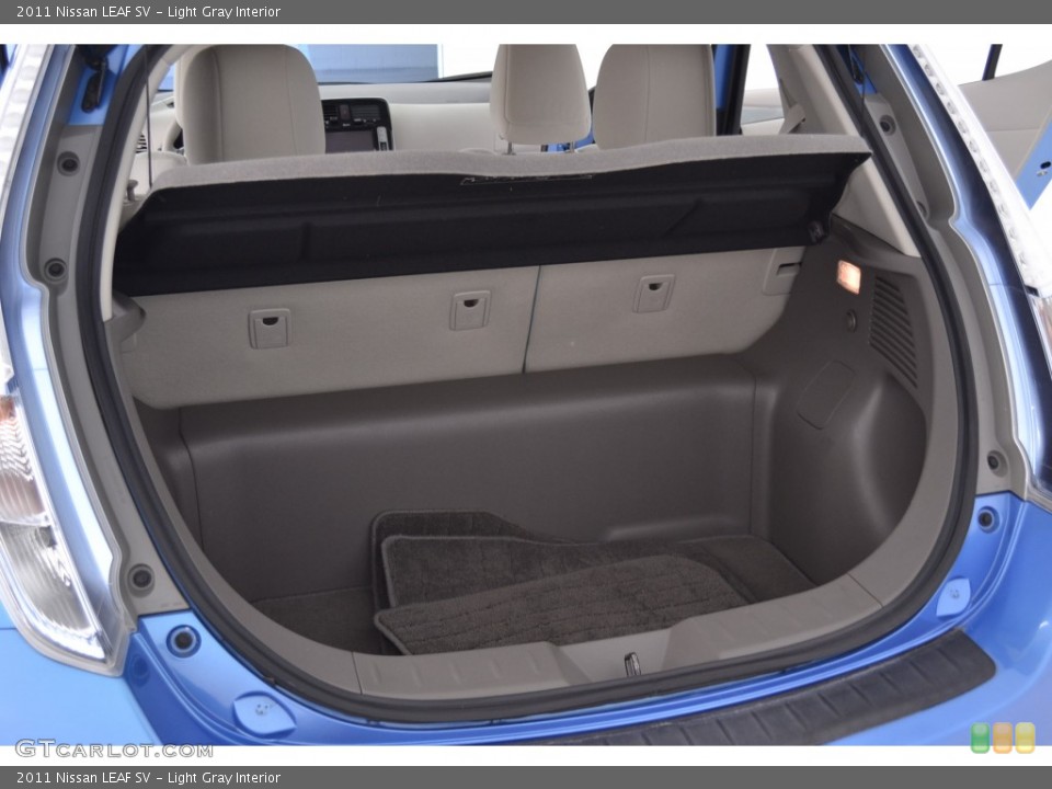 Light Gray Interior Trunk for the 2011 Nissan LEAF SV #108810885