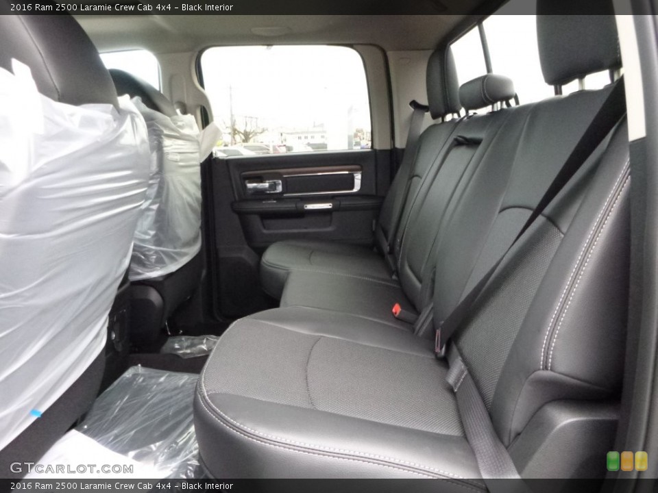 Black Interior Rear Seat for the 2016 Ram 2500 Laramie Crew Cab 4x4 #108811374