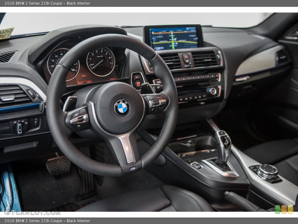 Black Interior Dashboard for the 2016 BMW 2 Series 228i Coupe #108818478