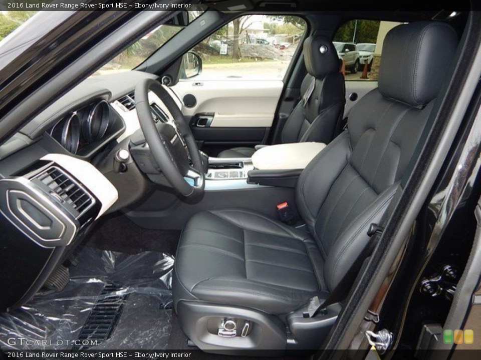 Ebony/Ivory 2016 Land Rover Range Rover Sport Interiors