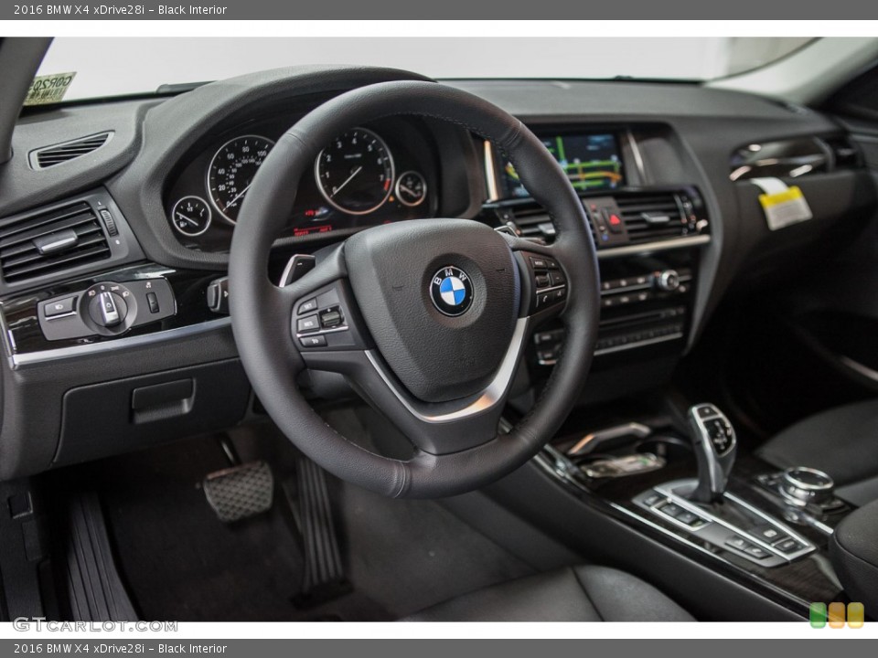 Black Interior Dashboard for the 2016 BMW X4 xDrive28i #108820242