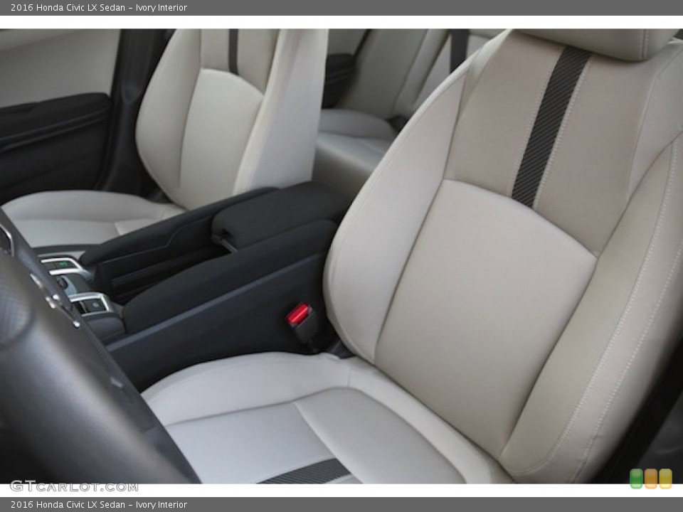 Ivory Interior Front Seat for the 2016 Honda Civic LX Sedan #108822927