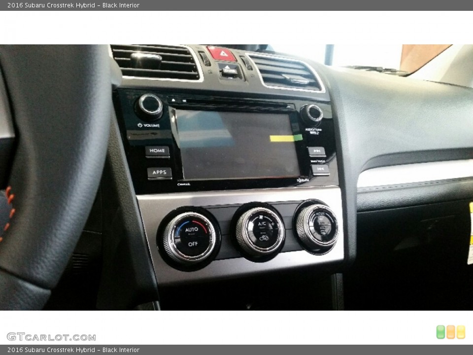 Black Interior Controls for the 2016 Subaru Crosstrek Hybrid #108825371