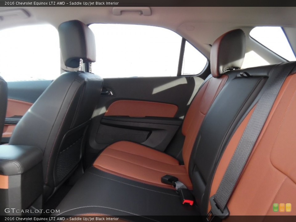 Saddle Up/Jet Black Interior Rear Seat for the 2016 Chevrolet Equinox LTZ AWD #108825791