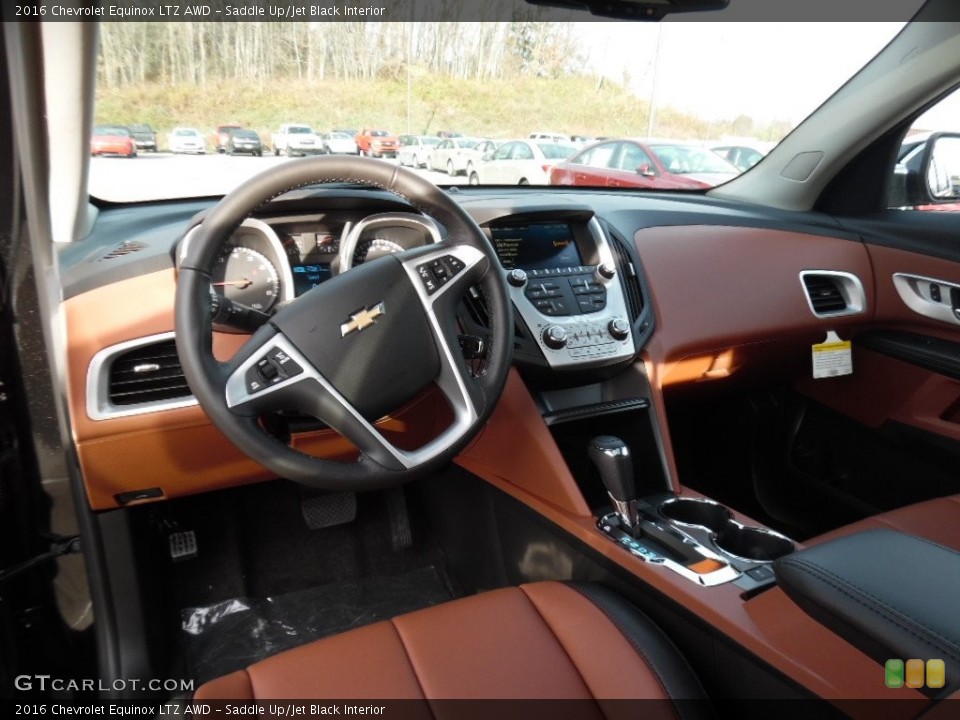Saddle Up/Jet Black Interior Prime Interior for the 2016 Chevrolet Equinox LTZ AWD #108825806