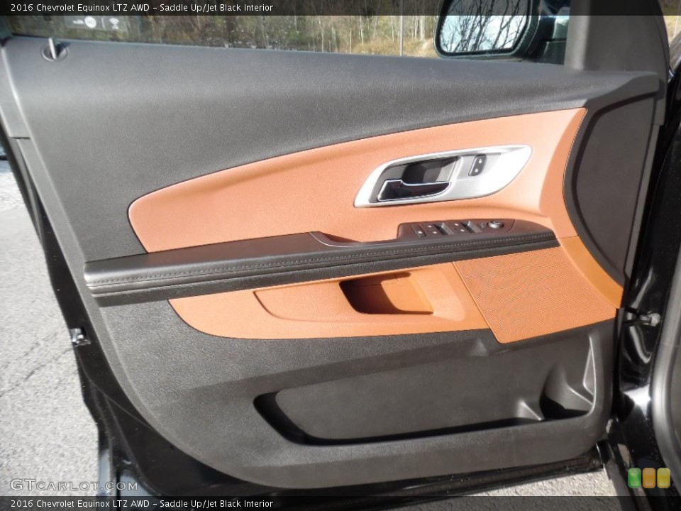Saddle Up/Jet Black Interior Door Panel for the 2016 Chevrolet Equinox LTZ AWD #108825827