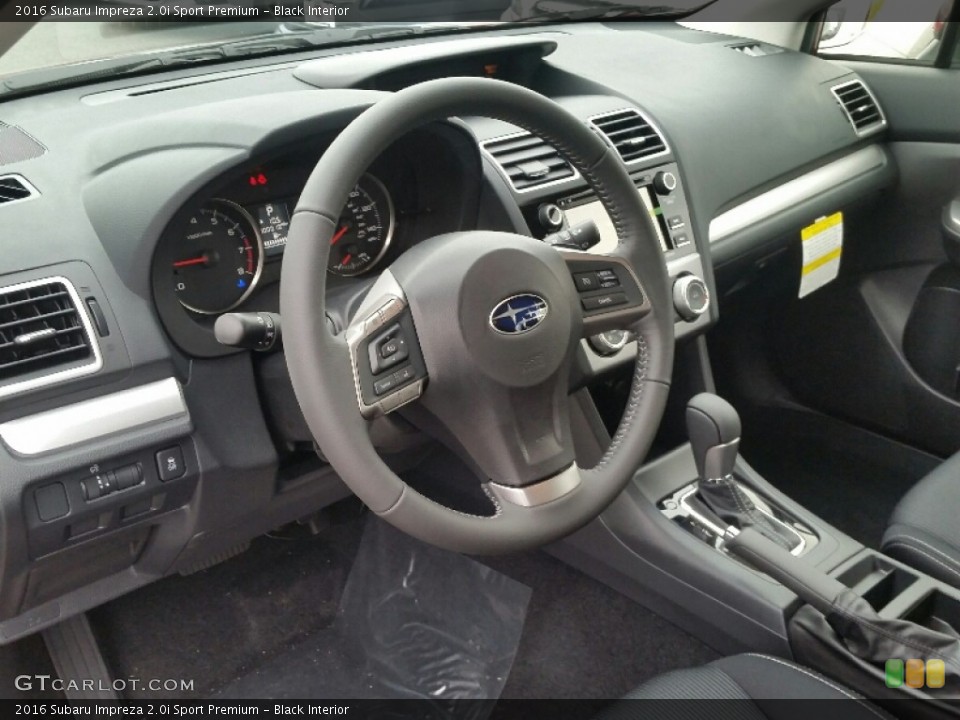 Black Interior Prime Interior for the 2016 Subaru Impreza 2.0i Sport Premium #108825833