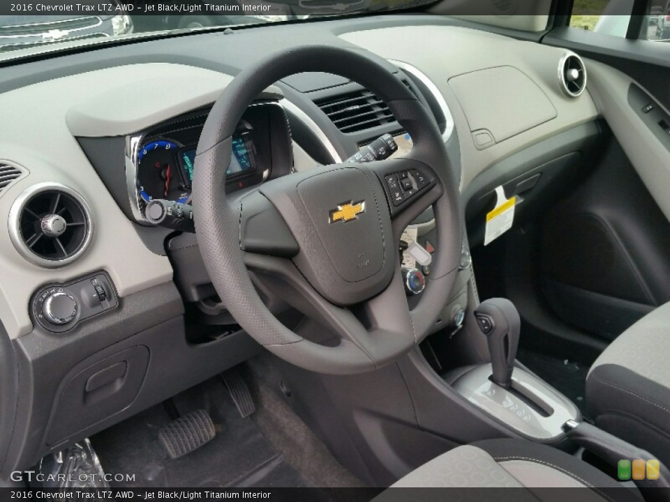 Jet Black/Light Titanium Interior Prime Interior for the 2016 Chevrolet Trax LTZ AWD #108828092