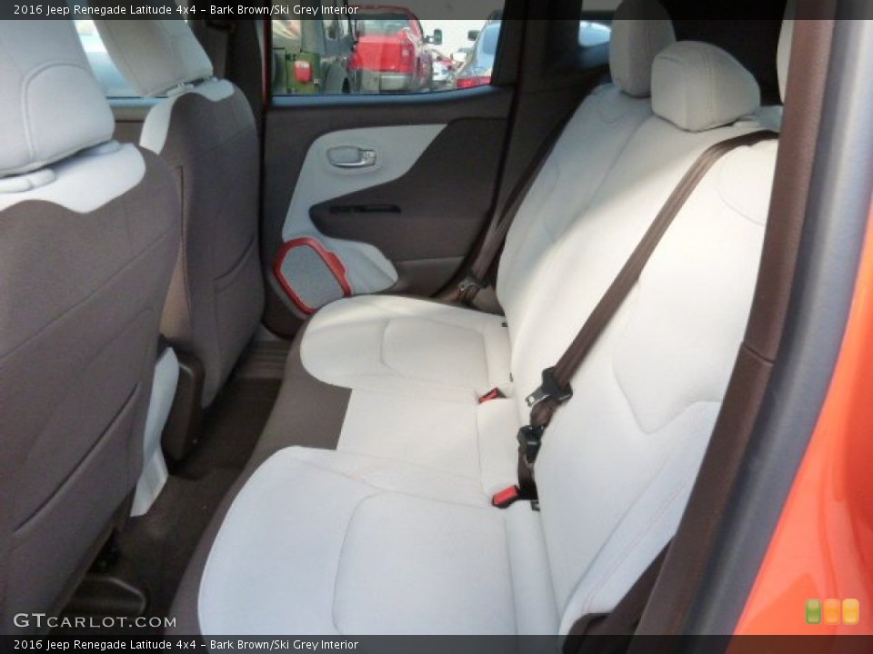Bark Brown/Ski Grey Interior Rear Seat for the 2016 Jeep Renegade Latitude 4x4 #108828446