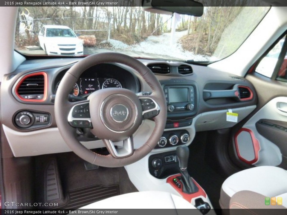 Bark Brown/Ski Grey Interior Prime Interior for the 2016 Jeep Renegade Latitude 4x4 #108828464