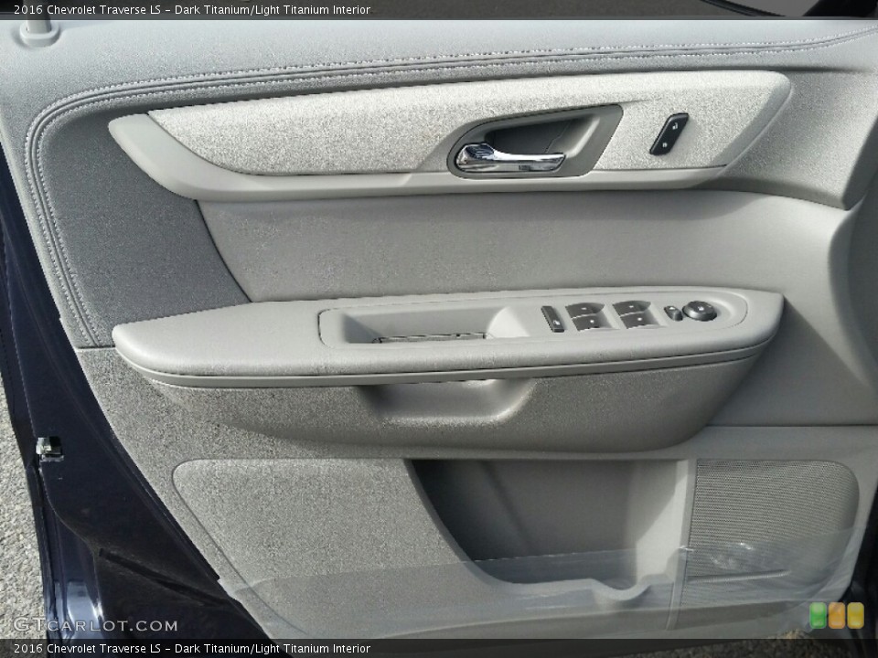 Dark Titanium/Light Titanium Interior Door Panel for the 2016 Chevrolet Traverse LS #108830580