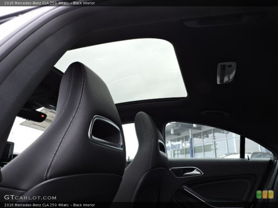 Black Interior Sunroof for the 2016 Mercedes-Benz CLA 250 4Matic #108839657