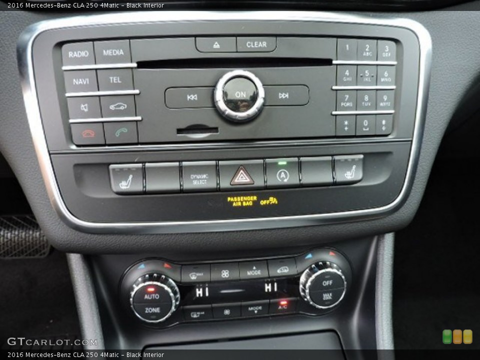 Black Interior Controls for the 2016 Mercedes-Benz CLA 250 4Matic #108839804