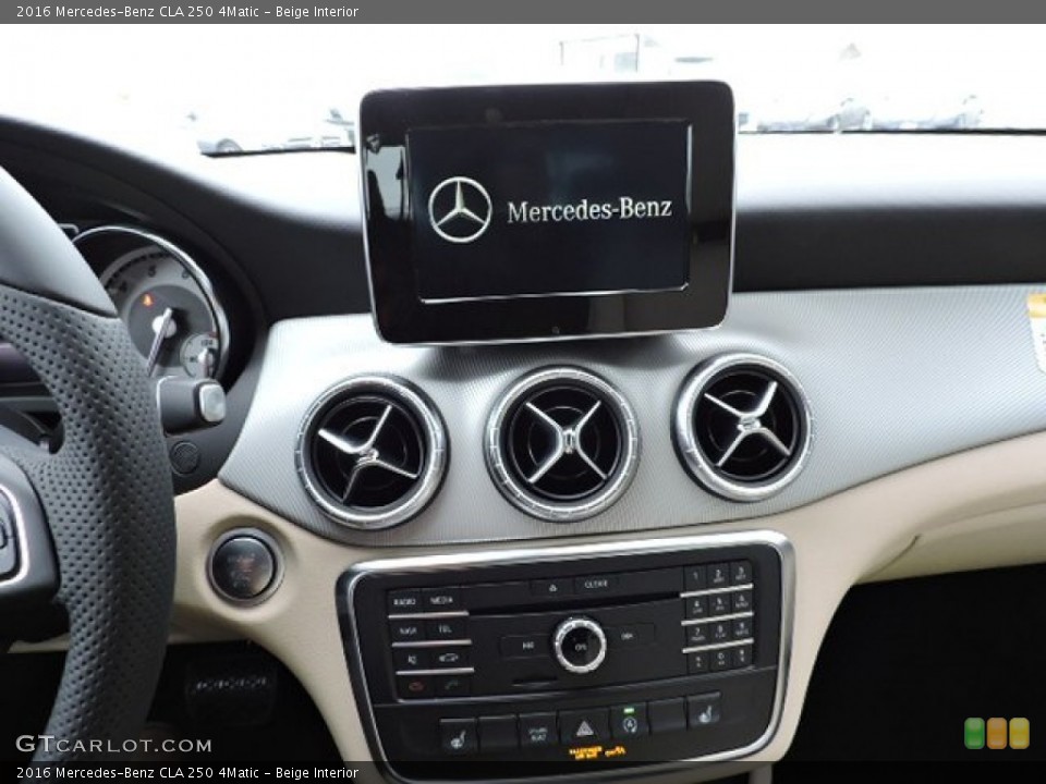 Beige Interior Controls for the 2016 Mercedes-Benz CLA 250 4Matic #108840386