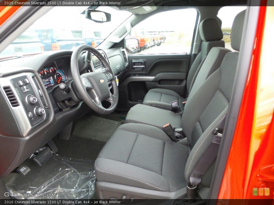Jet Black Interior Front Seat for the 2016 Chevrolet Silverado 1500 LT Double Cab 4x4 #108854015