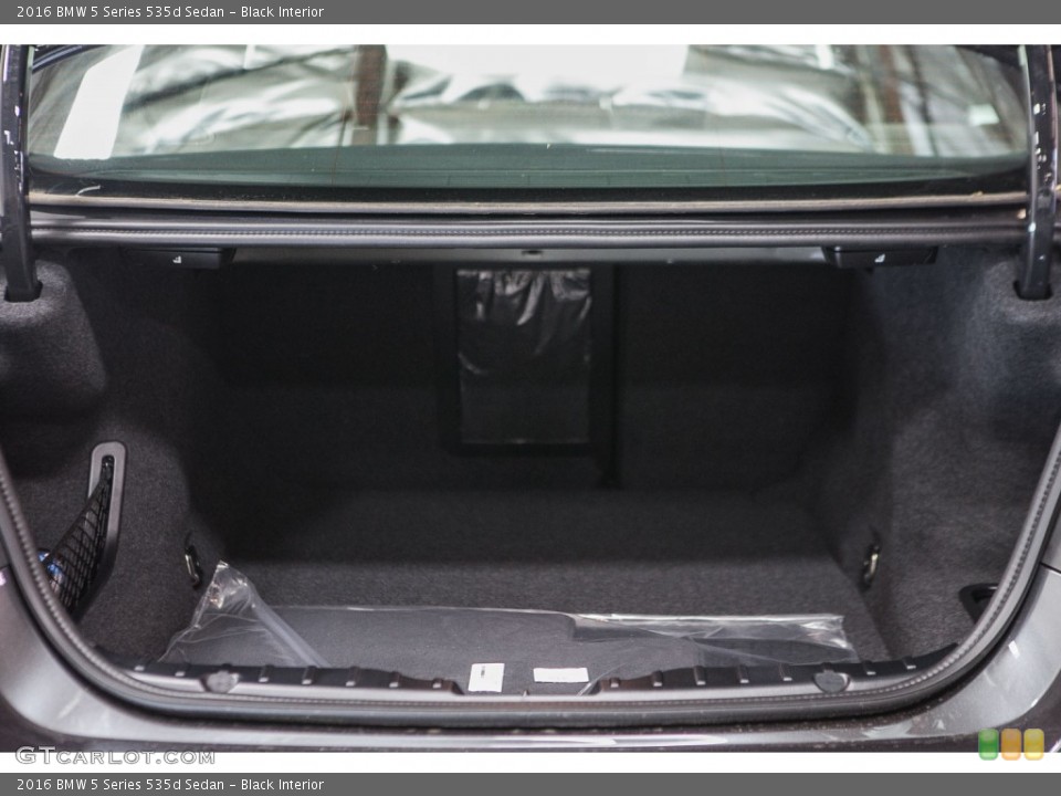 Black Interior Trunk for the 2016 BMW 5 Series 535d Sedan #108861677