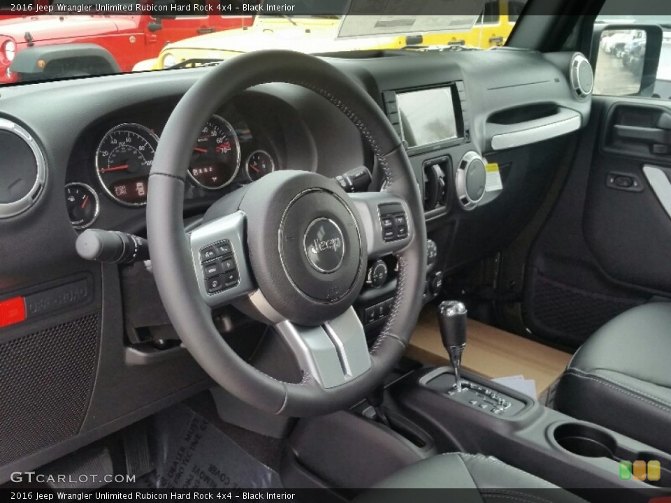 Black Interior Prime Interior for the 2016 Jeep Wrangler Unlimited Rubicon Hard Rock 4x4 #108863822
