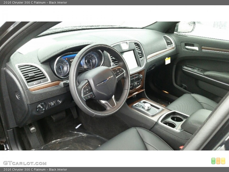 Black Interior Prime Interior for the 2016 Chrysler 300 C Platinum #108864149