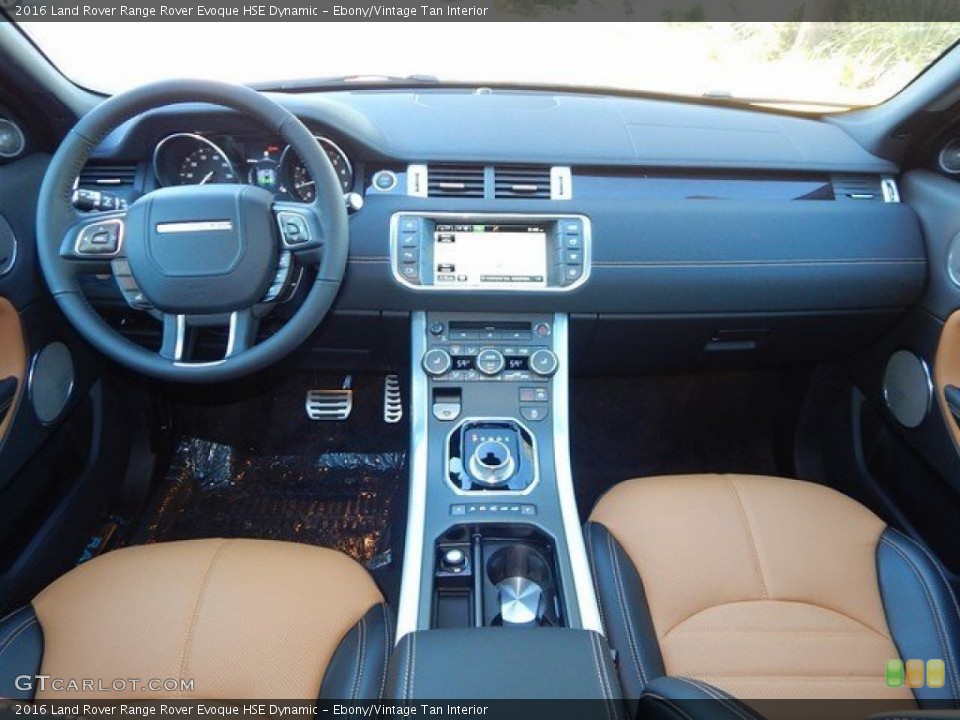 Ebony/Vintage Tan Interior Photo for the 2016 Land Rover Range Rover Evoque HSE Dynamic #108867854