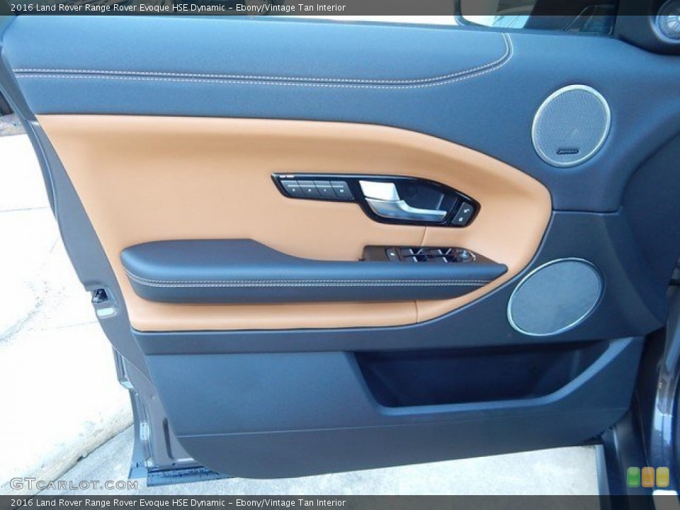 Ebony/Vintage Tan Interior Door Panel for the 2016 Land Rover Range Rover Evoque HSE Dynamic #108868064