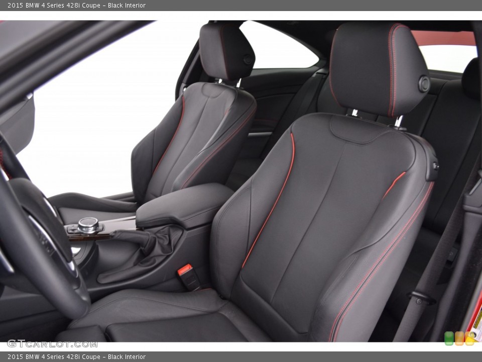 Black Interior Front Seat for the 2015 BMW 4 Series 428i Coupe #108872843