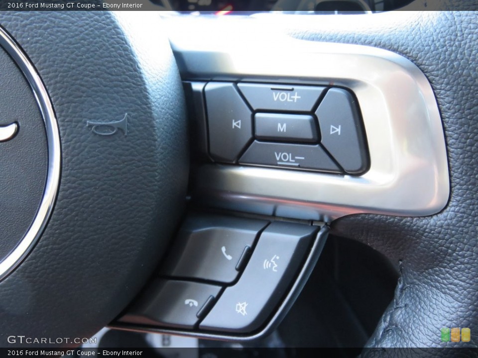 Ebony Interior Controls for the 2016 Ford Mustang GT Coupe #108874516