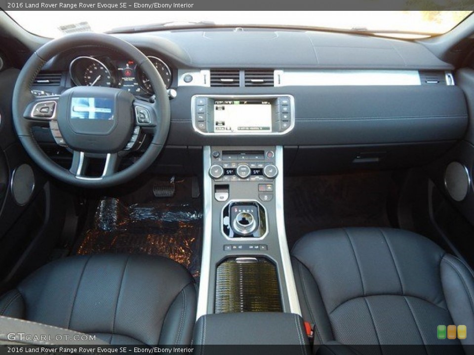 Ebony/Ebony Interior Dashboard for the 2016 Land Rover Range Rover Evoque SE #108875574