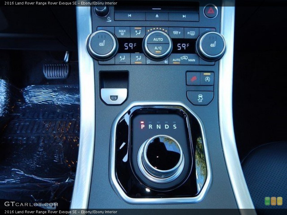 Ebony/Ebony Interior Transmission for the 2016 Land Rover Range Rover Evoque SE #108875866