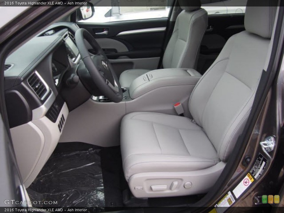 Ash Interior Front Seat for the 2016 Toyota Highlander XLE AWD #108875939
