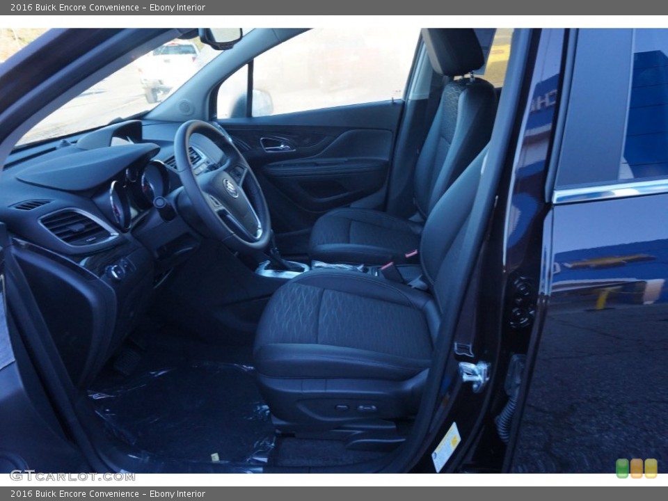 Ebony Interior Front Seat for the 2016 Buick Encore Convenience #108896699