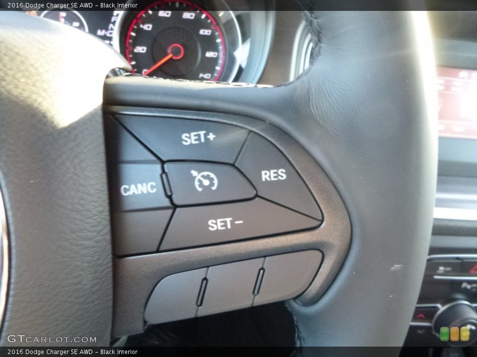 Black Interior Controls for the 2016 Dodge Charger SE AWD #108903848