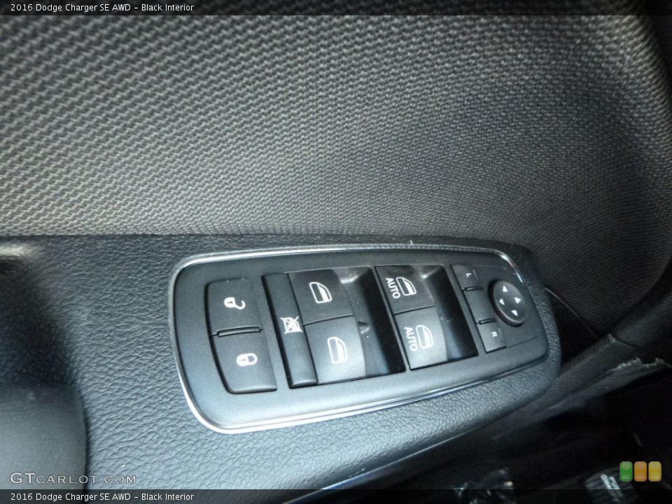 Black Interior Controls for the 2016 Dodge Charger SE AWD #108903872