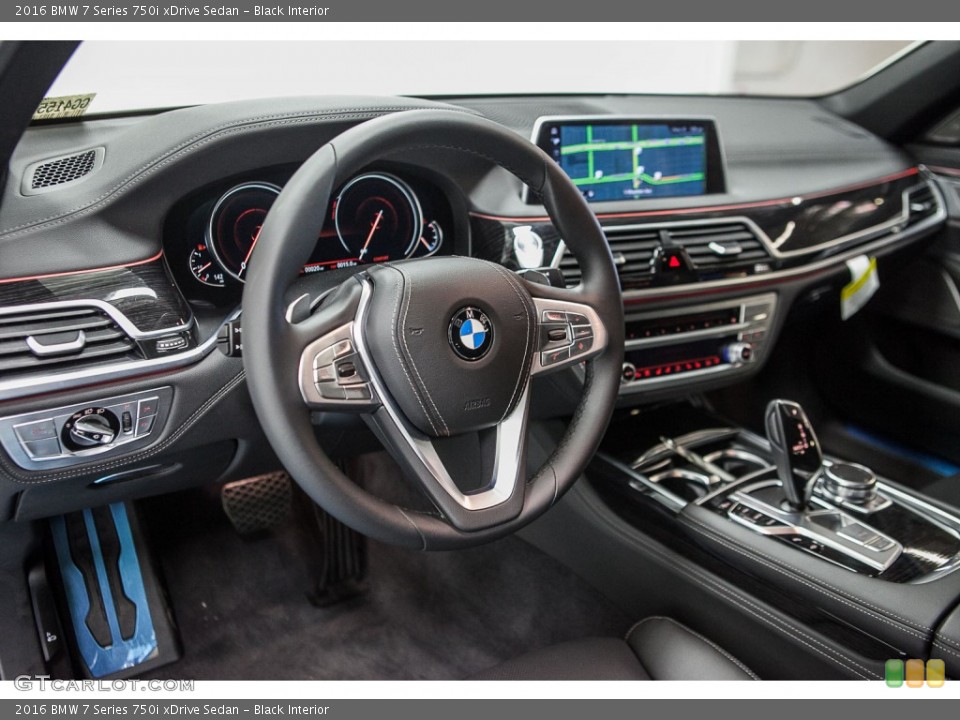 Black Interior Prime Interior for the 2016 BMW 7 Series 750i xDrive Sedan #108908492
