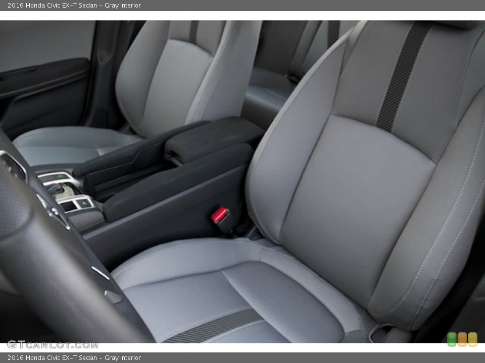 Gray Interior Front Seat for the 2016 Honda Civic EX-T Sedan #108915344