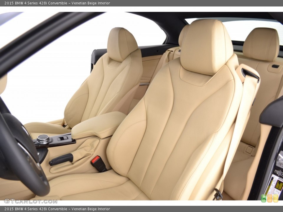 Venetian Beige Interior Front Seat for the 2015 BMW 4 Series 428i Convertible #108921205