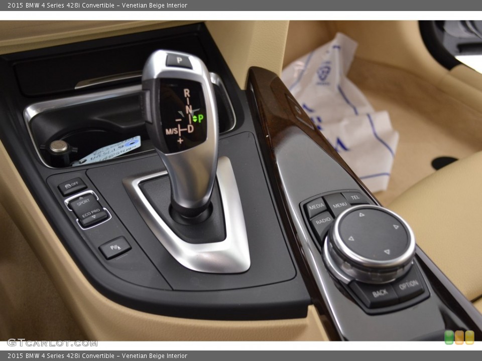 Venetian Beige Interior Transmission for the 2015 BMW 4 Series 428i Convertible #108921439