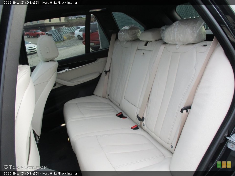 Ivory White/Black Interior Rear Seat for the 2016 BMW X5 xDrive35i #108928295