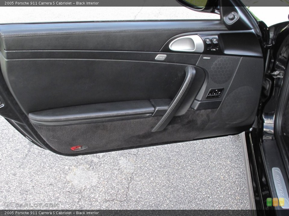Black Interior Door Panel for the 2005 Porsche 911 Carrera S Cabriolet #108944131