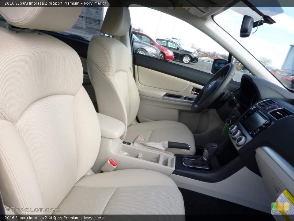 Ivory Interior Front Seat for the 2016 Subaru Impreza 2.0i Sport Premium #108953989