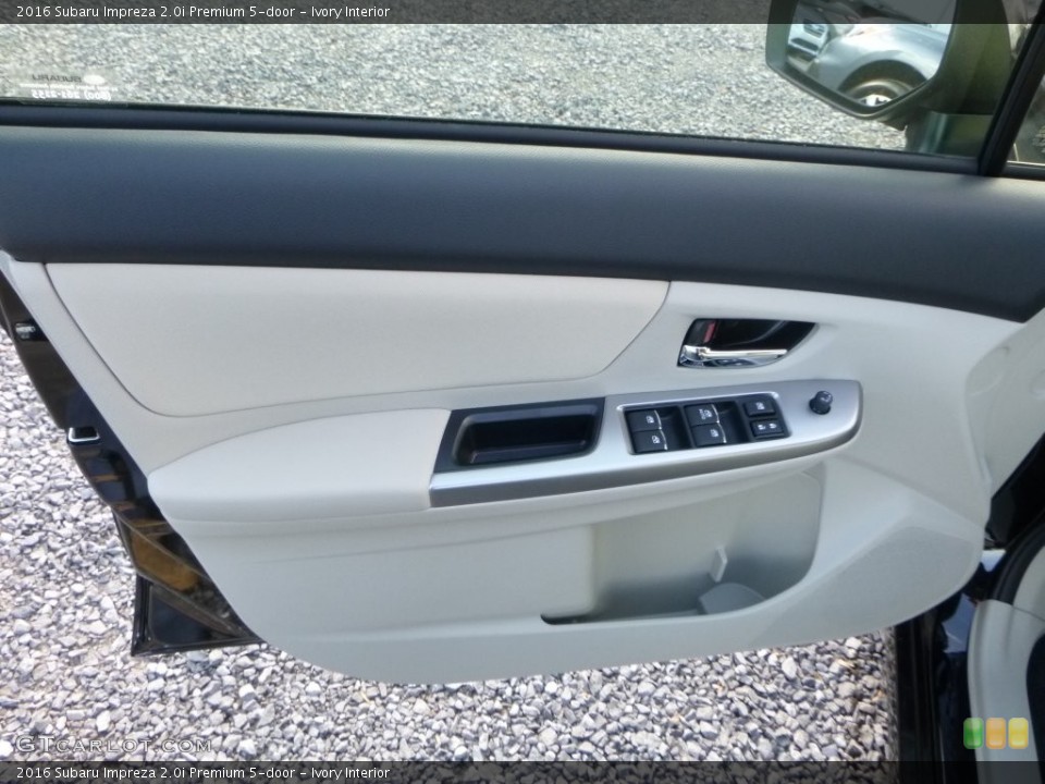 Ivory Interior Door Panel for the 2016 Subaru Impreza 2.0i Premium 5-door #108954652