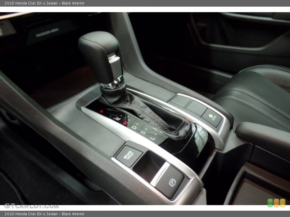 Black Interior Transmission for the 2016 Honda Civic EX-L Sedan #108960400