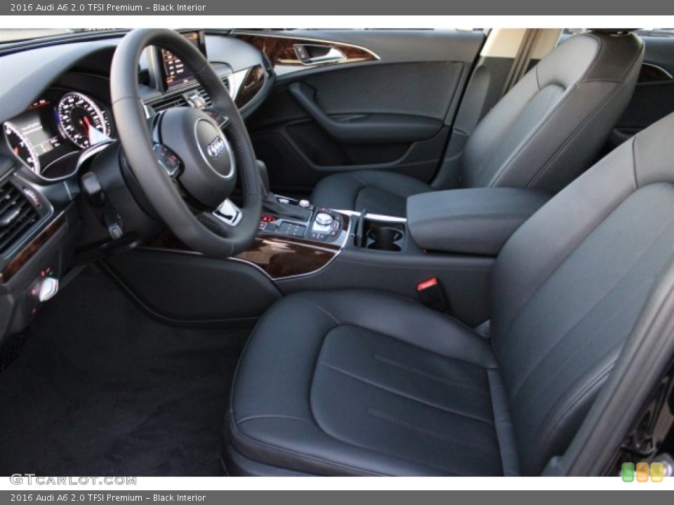 Black Interior Front Seat for the 2016 Audi A6 2.0 TFSI Premium #108964126