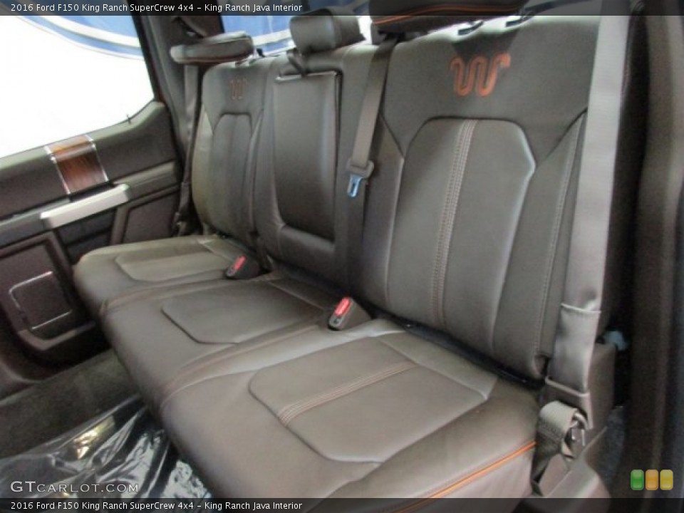 King Ranch Java Interior Rear Seat for the 2016 Ford F150 King Ranch SuperCrew 4x4 #108974676