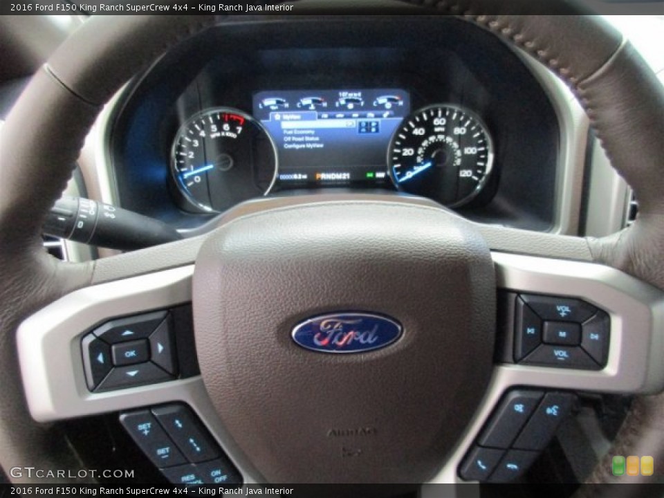 King Ranch Java Interior Controls for the 2016 Ford F150 King Ranch SuperCrew 4x4 #108974867
